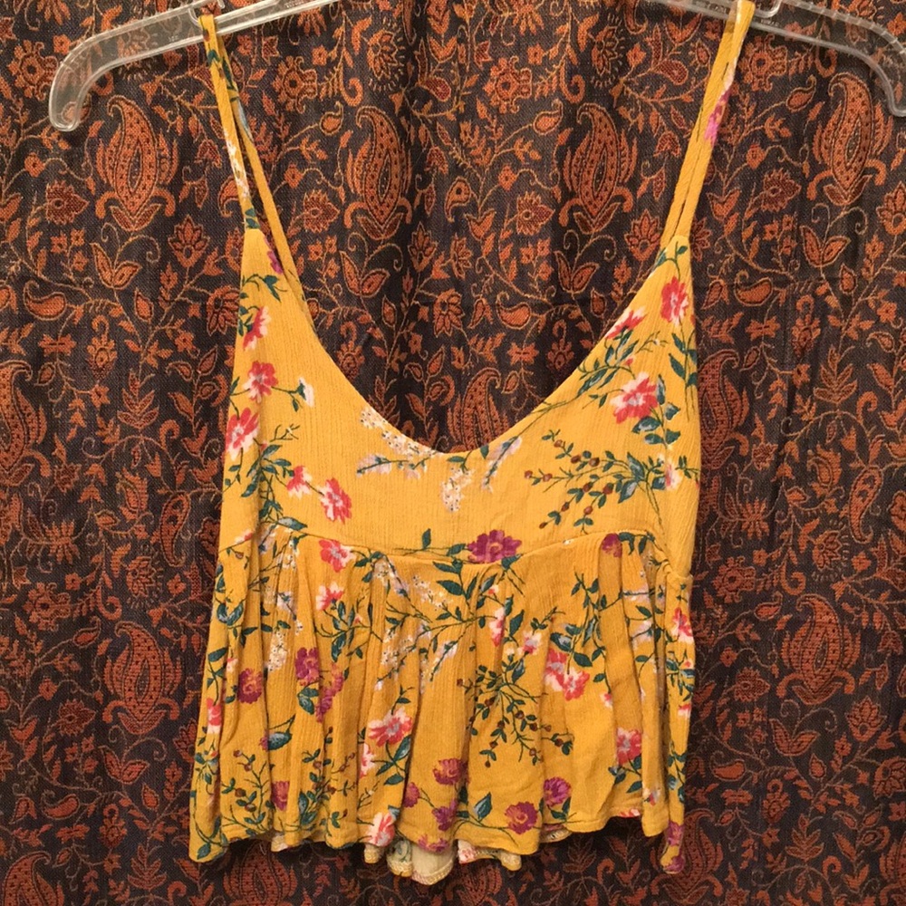 Floral crop top